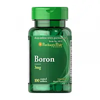 Бор Puritan's Pride Boron 3 mg 100 tabs