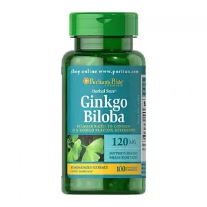 Гінкго Білоба Puritan's Pride Ginkgo Biloba 120 mg 100 caps