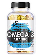 Омега 3 Powerful Progress Omega 3 Atlantic 90 softgels