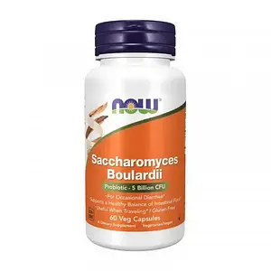 Сахароміцети Буларді Now Foods Saccharomyces Boulardii 60 veg caps