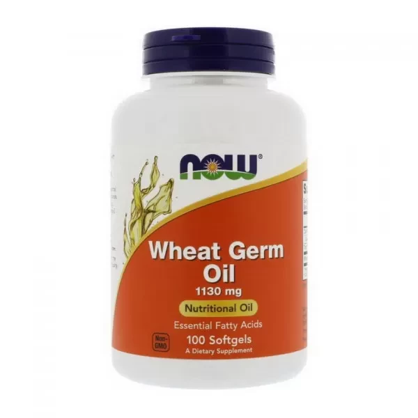 Олія зародків пшениці Now Foods Wheat Germ Oil 1130 mg 100 softgels