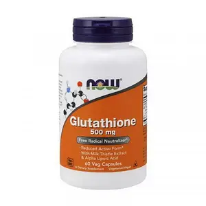 Глутатіон Now Foods Glutathione 500 mg 60 veg caps