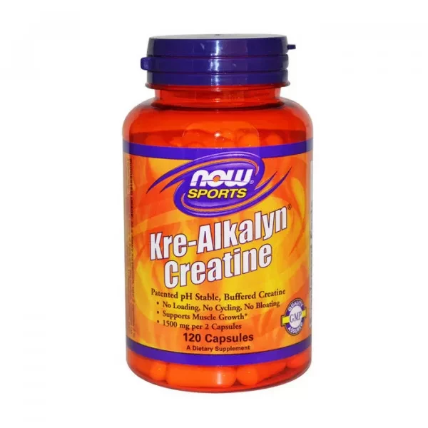 Креатин Креалкалін Now Foods Kre-Alkalyn Creatine 120 caps