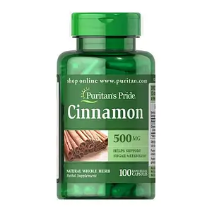 Кориця Puritan's Pride Cinnamon 500 mg 100 caps
