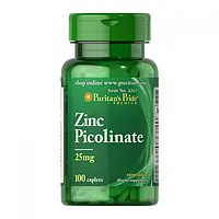 Пиколинат цинка Puritan's Pride Zinc Picolinate 25 mg 100 caplets