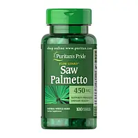 Со Пальметто Puritan's Pride Saw Palmetto 450 mg 100 caps