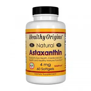 Астаксантин Healthy Origins Astaxanthin 4 mg 60 softgels