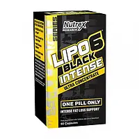 Жиросжигатель Nutrex Lipo 6 black intense Ultra Concentrate 60 black-caps