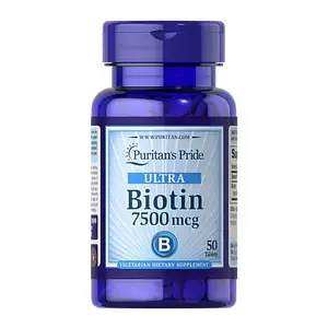 Біотин Puritan's Pride Biotin 7500 mcg 50 tab