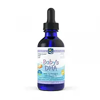 Nordic Naturals Baby's DHA with Vitamin D3 60 ml, ДГК с витамином D3 для детей