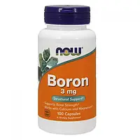 Бор Now Foods Boron 3 mg 100 caps