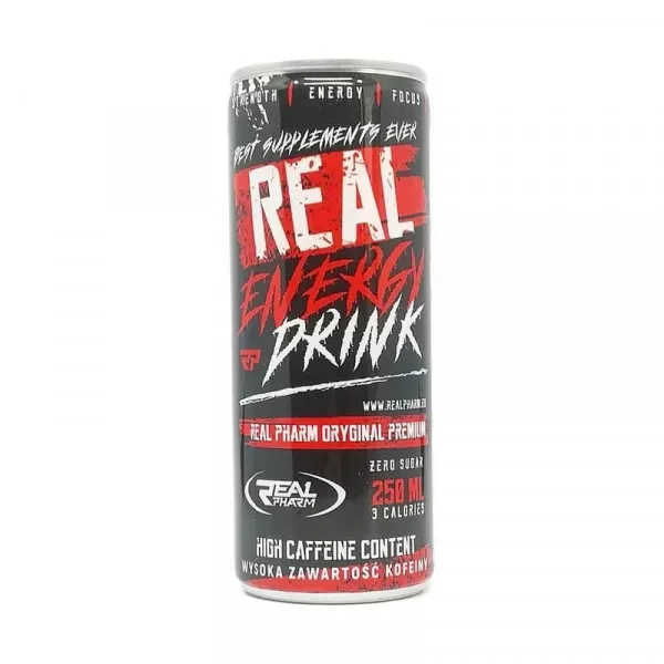 Енергетик Real Pharm Real Energy Drink zero sugar 250 ml