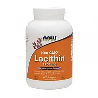 Лецитин Now Foods Lecithin 1200 mg Non - GMO 400 softgels нау фудс