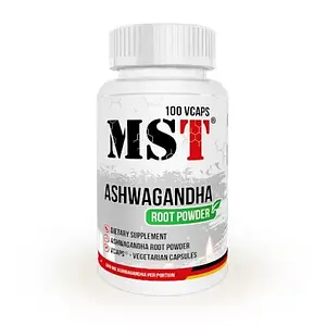 Ашвагандха MST Ashwagandha Root Powdrer 100 veg caps