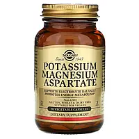 Калий и Магний Solgar Potassium Magnesium Aspartate 90 veg caps