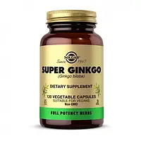 Гинкго Билоба Solgar Super Ginkgo 120 veg caps