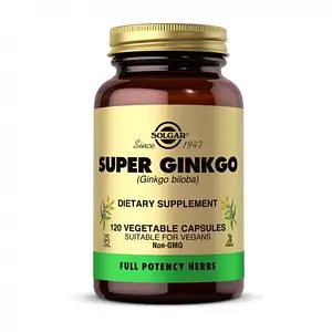 Гінкго Білоба Solgar Super Ginkgo 120 veg caps