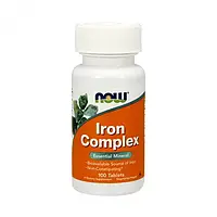 Железо Now Foods Iron Complex 100 tabs