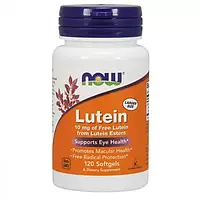 Лютеин Now Foods Lutein 10 mg 120 softgel
