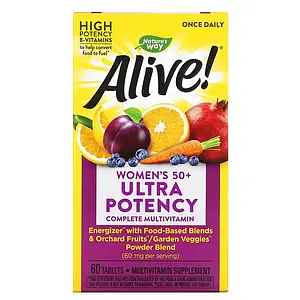 Вітаміни для жінок 50+ Nature's Way Alive! Women's 50+ Ultra Potency 60 tab