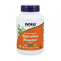 Спирулина Now Foods Spirulina Powder certified organic 113 g нау фудс