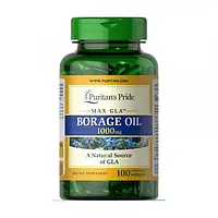 Масло бурачника Puritan's Pride Borage Oil 1000 mg 100 softgels, огуречника