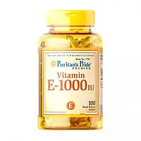 Вітамін Е Puritan's Pride Vitamin E-450 mg (1000 IU) 100 softgels