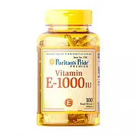 Витамин Е Puritan's Pride Vitamin E-450 mg (1000 IU) 100 softgels