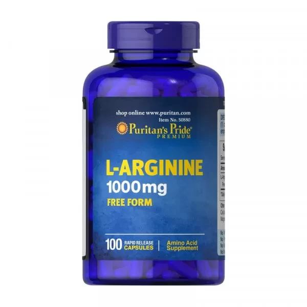 Аргінін Puritan's Pride L-Arginine 1000 mg 100 caps