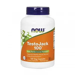 Репродуктивне здоров'я чоловіків Now Foods Testo Jack 100 120 veg caps тісто джек