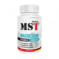 Магний В6 MST Magnesium Chelate Vitamin B 100 pills