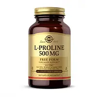 Пролин Solgar L-Proline 500 mg 100 softgels