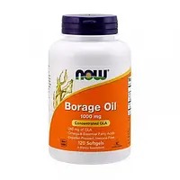 Масло бурачника Now Foods Borage Oil 1000 mg 120 softgels, огуречника