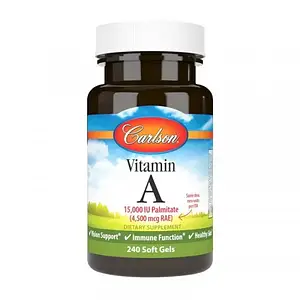 Вітамін А Carlson Labs Vitamin A 15000 IU 4.500 mcg RAE 240 softgels