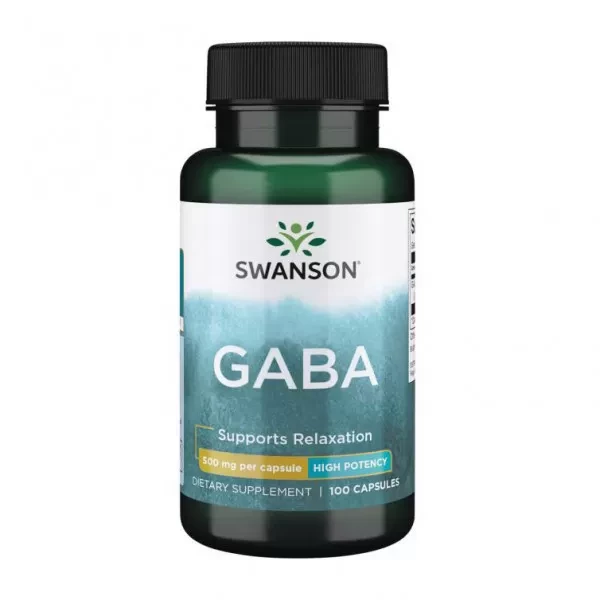 Гамма-аміномасляна Кислота Swanson GABA 500 mg 100 caps