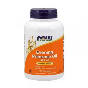 Олія вечірньої примули (Ослинника) Now Foods Evening Primrose Oil 500 mg 250 softgels