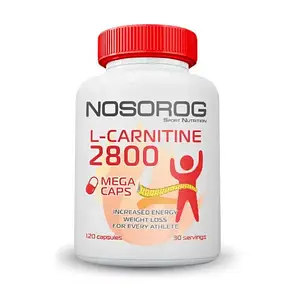 Л-карнітин NOSOROG L-Carnitine 2800 mega caps 120 caps