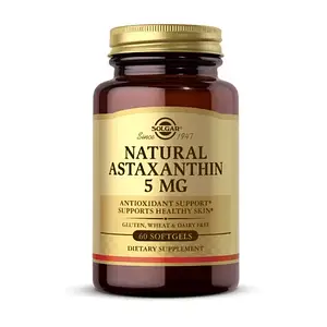 Астаксантин Solgar Natural Astaxanthin 5 mg 60 softgels