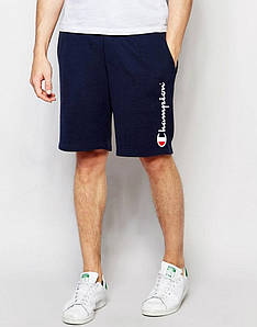 Шорти CHAMPION ( Чемпіон ) сині вертикальний принт "" В стилі Champion ""