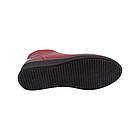 Черевики жіночі Euromoda бордові натуральна шкіра, 41, фото 6