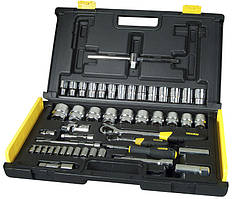 Stanley 1-94-659 Набір торцевих головок, 1/4", 1/2", 65 предметів