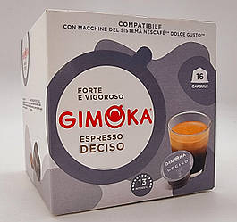 Кава у капсулах Gimoka Dolce Gusto Espresso Deciso (16 порцій)