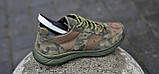 Кросівки чоловічі шкіра+сітка хакі тактичні брудно-зелені камуфляж літні (Код: Л3043ТАКТ), фото 10