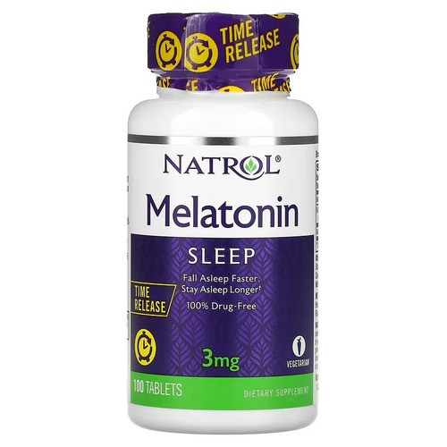 Natrol Melatonin 3 mg 100 таблеток, фото 1