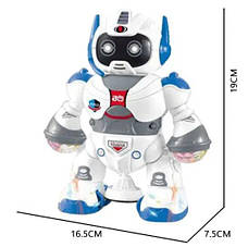 Танцующий робот Robot Light and Music Детская игрушка робот Интерактивный робот со светом и звуком, фото 3