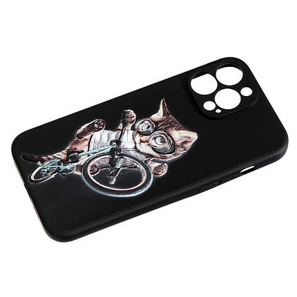 Силіконовий чохол Case Art для Apple iPhone 13 Pro Max Black, фото 2
