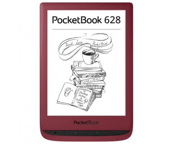 Купить Електронна книжка PocketBook 628 Touch Lux 5, Ruby Red, цена ...