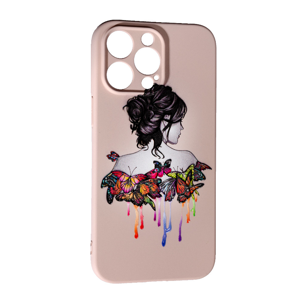 Силіконовий чохол Case Art для Apple iPhone 14 Pro Max Butterfly