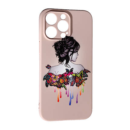 Силіконовий чохол Case Art для Apple iPhone 14 Pro Max Butterfly, фото 1