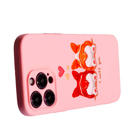 Силіконовий чохол Case Art для Apple iPhone 14 Pro Corgis, фото 2